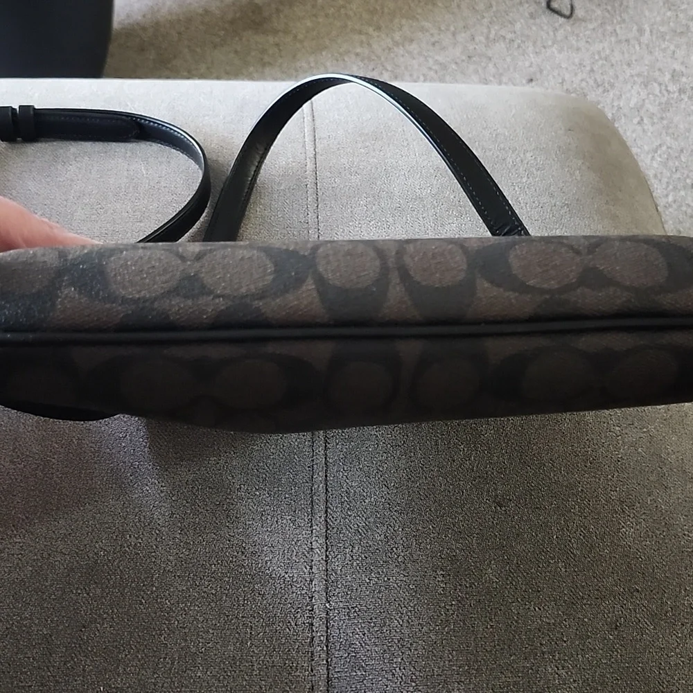 Coach Black and Brown Crossbody Bag - Picture 12 of 16